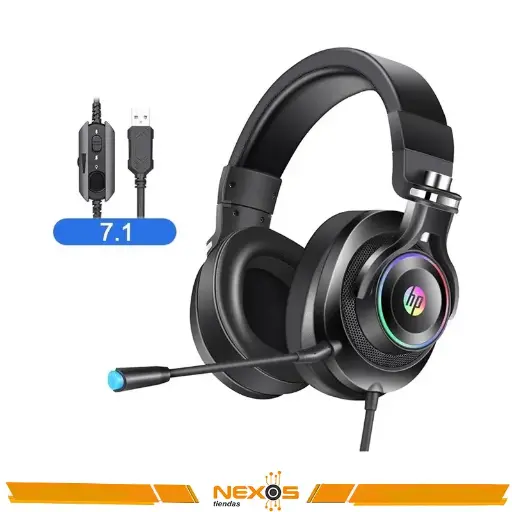 [1111113276] AURICULAR HP H500GS 7.1 GAMING USB NEGRO