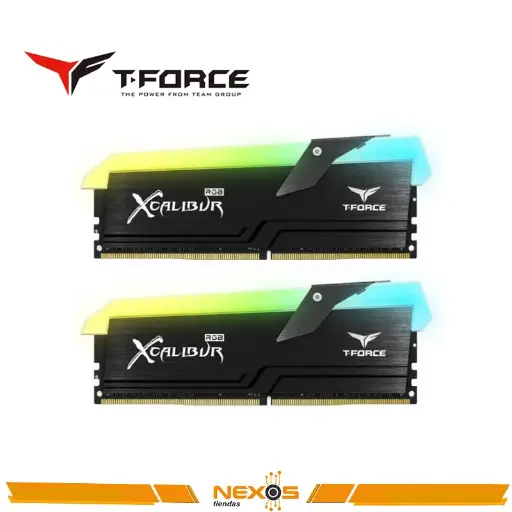 [1111113535] MEMORIA RAM TEAMGROUP T-FOCE XCALIBUR DDR4 (2x8GB) 16GB 3600MHz RGB