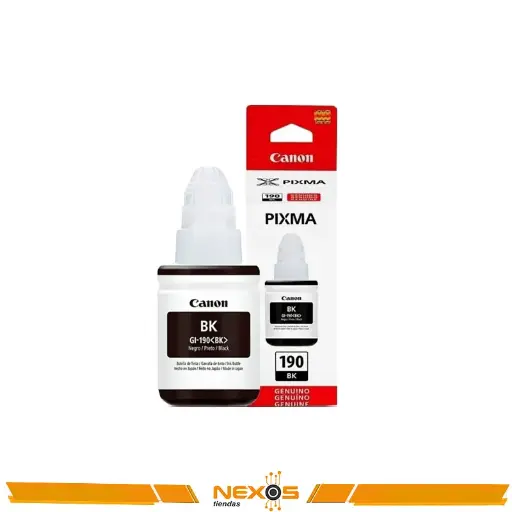 [1111113912] TINTA CANON GI-190 BK NEGRO ORIGINAL 135ML