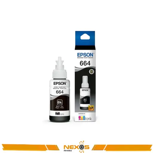 [1111113916] TINTA EPSON 664 T664120 NEGRO 70ML