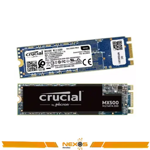 [1111113931] UNIDAD SOLIDA CRUCIAL MX500 SATA SSD M.2 500GB