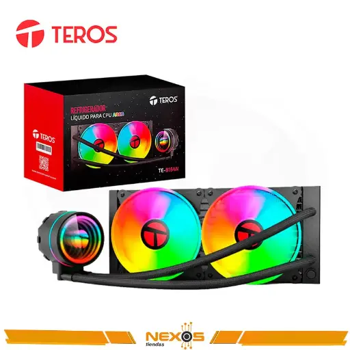 [1111113380] COOLER TEROS TE-8164N ENFRIAMIENTO LIQUIDO ARGB