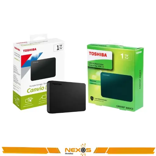 [1111113389] DISCO DURO EXTERNO TOSHIBA CANVIO BASICS 1TB USB 3.0 2.5" NEGRO