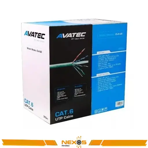 [1111113309] CABLE UTP AVATEC CATEGORIA 6E 305 METROS
