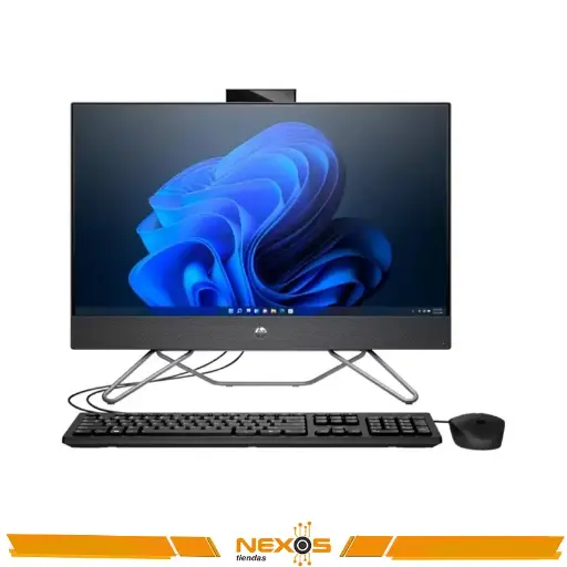 [1111113257] AIO HP 205 G8 RYZEN 5-5500U RAM 8GB DDR4 SSD 256GB AMD RadeonGraphics 23.8" NEGRO