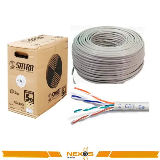 [1111113310] CABLE UTP SOLIDO CAT5E SATRA