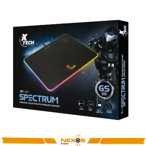 [1111113700] MOUSEPAD GAMING CON LUCES RGB LED XTECH XTA-201 SPECTRUM