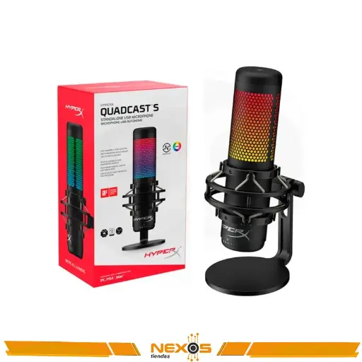 [1111111243] MICROFONO HYPERX QUADCAST S RGB PROFESIONAL