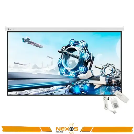[1111111246] ECRAN KLIP XTREME DE PARED ELECTRICO "CONTROL REMOTO" – 2.70 m x 1.76 m