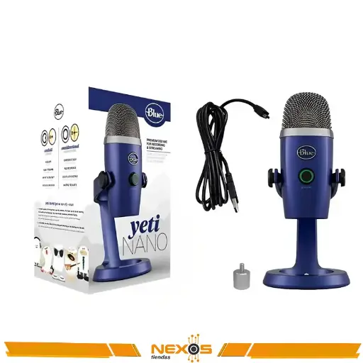 [111151800] MICROFONO BLUE YETI NANO USB AZUL