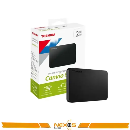 [111151744] DISCO DURO EXTERNO TOSHIBA CANVIO BASICS 2TB NEGRO USB 3.0