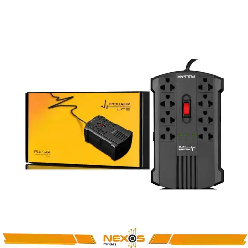 [11111111512] ESTABILIZADOR POWER LITE PULSAR PLI 1000 1000VA 8 SALIDAS