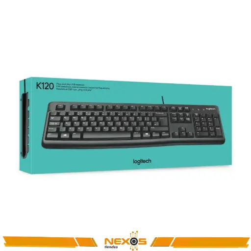 [111151888] TECLADO LOGITECH K120 USB BLACK