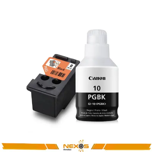 [111151689] CABEZAL CANON NEGRO BH10 + TINTA GI10 BK COMBO KIT