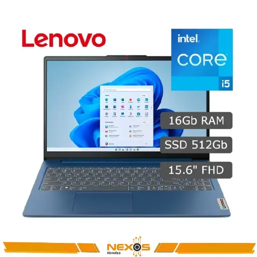 [111111148588] LAPTOP LENOVO IDEAPAD SLIM 3 15IAH8 CORE I5-12450H, 16GB LPDDR5-4800, SSD 512GB M.2, 15.6" FHD TN