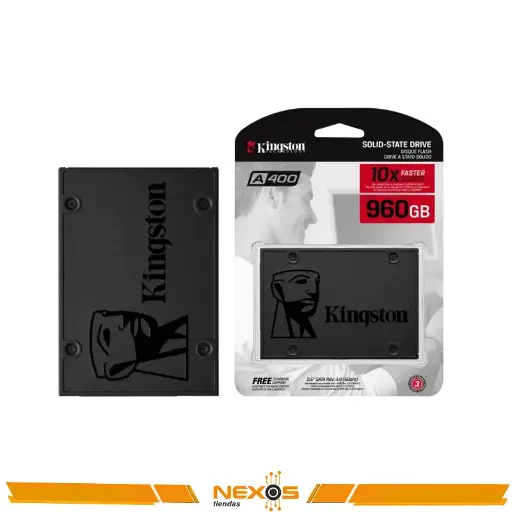[111151920] UNIDAD SOLIDA KINGSTON A400 SATA III SSD 960GB 2.5" 6.0 GB/S 7MM