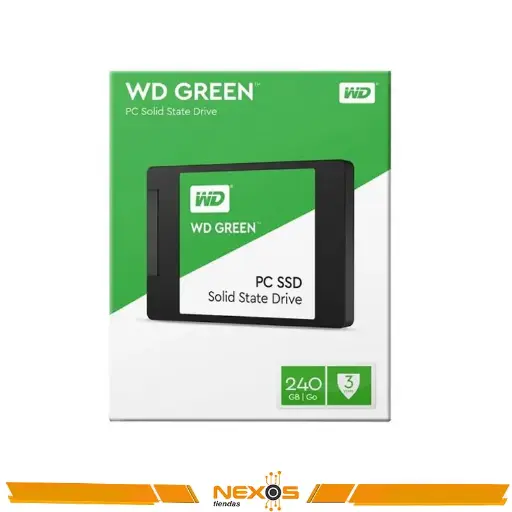 [111151931] UNIDAD SOLIDA WD GREEN SATA 240GB 2.5"