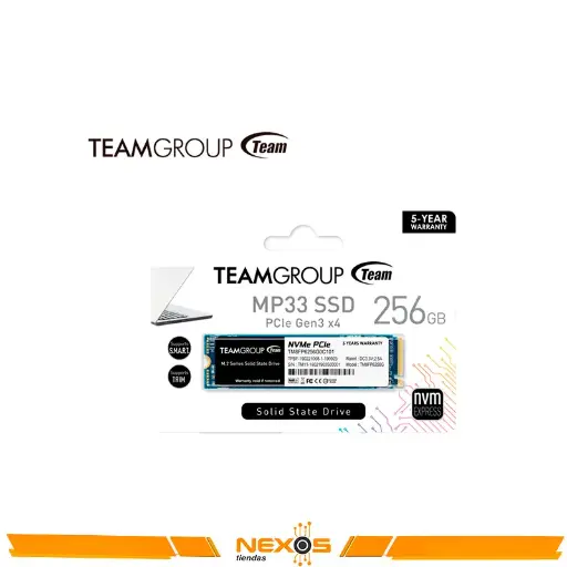 [111151925] UNIDAD SOLIDA TEAMGROUP MP33 M.2 PCIE SSD, 256GB