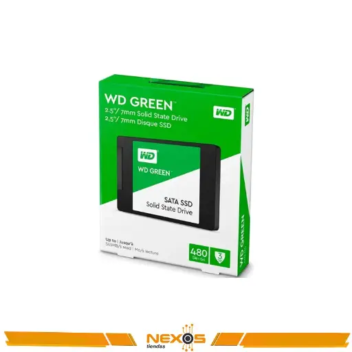 [111151932] UNIDAD SOLIDA WD GREEN SATA 480GB 2.5"