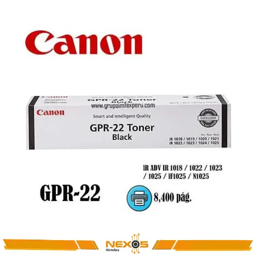 [111151899] TONER CANON GPR-22 NEGRO