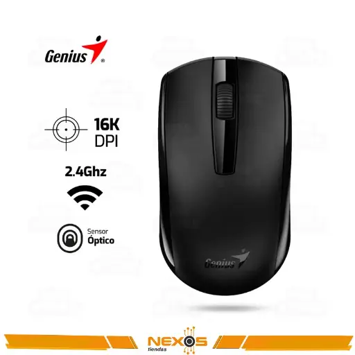 [111151819] MOUSE GENIUS ECO-8100 WIRELESS RECARGABLE NEGRO