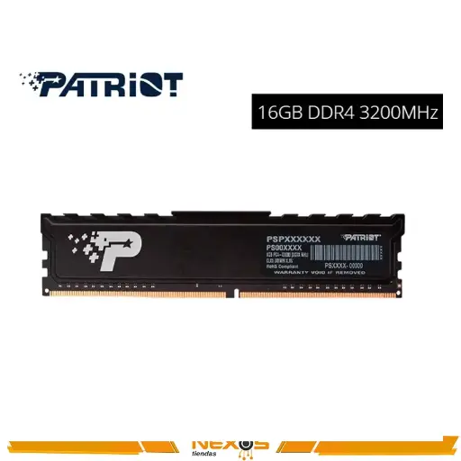 [111151791] MEMORIA RAM PATRIOT SIGNATURE PREMIUM 16GB, DDR4-3200MHZ