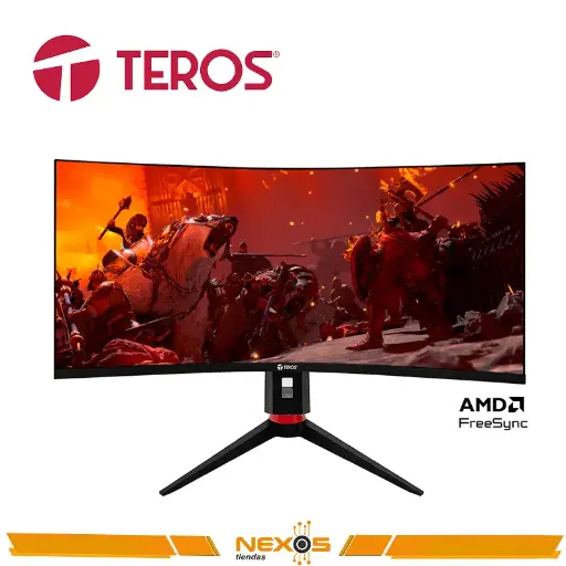 [111111111542] MONITOR TEROS TE-3410G, 34” VA, 165HZ, 3440x1440, ULTRAWIDE, HDMI, DISPLAYPORT 