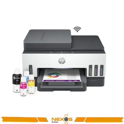 [111151773] IMPRESORA HP SMART TANK 790 MULTIFUNCIONAL IMPRIME COPIA ESCANEA WIFI UNIDAD-ADF NEGRO Y COLORES
