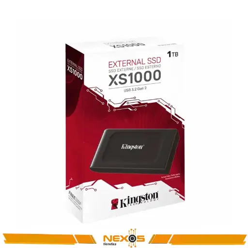 [11111254] UNIDAD SOLIDA EXTERNO KINGSTON 1TB XS1000 PORTABLE SSD USB-C 3.2