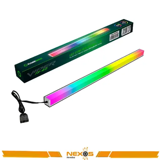 [111151935] VARILLA LED GAMER VIPER AR-40 GAMEMAX