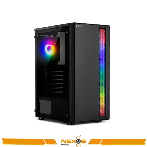 [1111111422] CASE ENKORE ACTIVE ENC 3000 NEGRO, 1 FAN 12CM RGB SIN FUENTE 