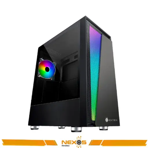 [1111111457] CASE ANTRYX RX 450 ARGB SIN FUENTE, VIDRIO TEMPLADO USB 3.0/USB 2.0