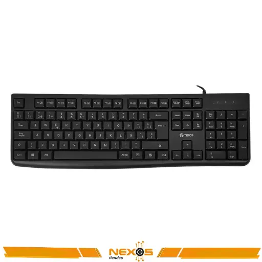 [1111111600] TECLADO TEROS TE-4067S ESTANDAR USB 2.0, NEGRO