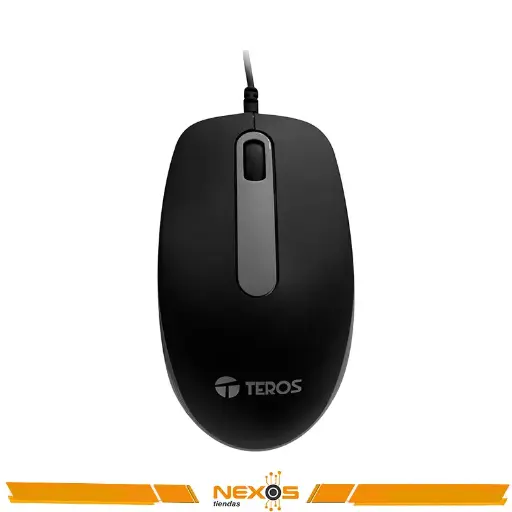 [111151833] MOUSE TEROS TE-1220S OPTICO 1000 DPI, USB, 3 BOTONES