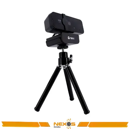 [1111111518] CAMARA WEB TEROS TE-9072 HASTA 2592P 2K, MICRÓFONO INCORPORADO, USB 2.0 INCLUYE TRIPODE