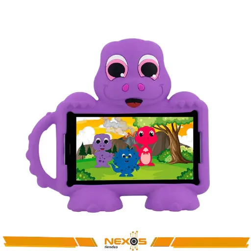 [1111111530] TABLET ADVANCE INTRO TR8990, 7" IPS 1024X600, ANDROID 14 GO, 4G, DUAL SIM, 32GB, RAM 2GB, MORADO + MOCHILA