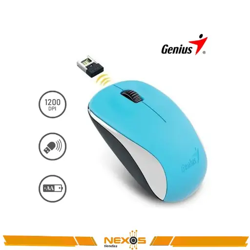 [1111111607] MOUSE WIRELESS GENIUS NX-7000 AZUL