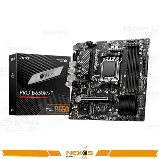 PLACA MADRE MSI PRO B650M-P, AMD B650, SOCKET AMD AM5, MATX
