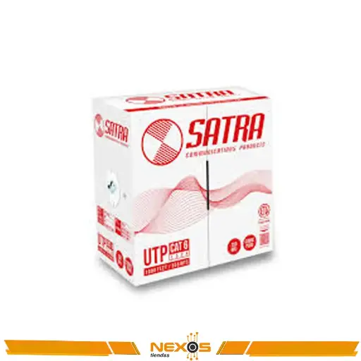 CABLE UTP SOLIDO CAT6 SATRA