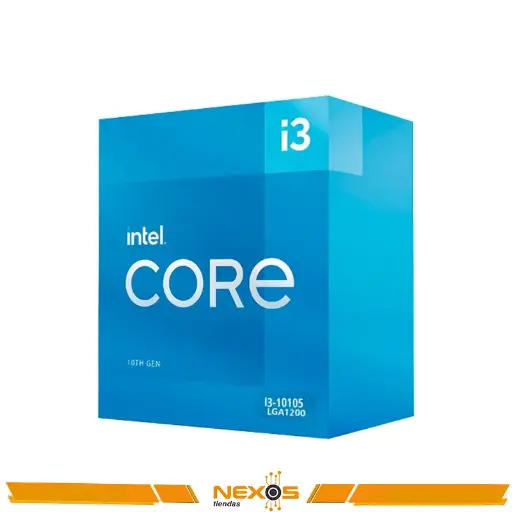 [111111725] MICROPROCESADOR INTEL CORE I3-10105 3.70 / 4.40 GHZ 6 MB CACHÉ L3 LGA1200 65W 14 NM