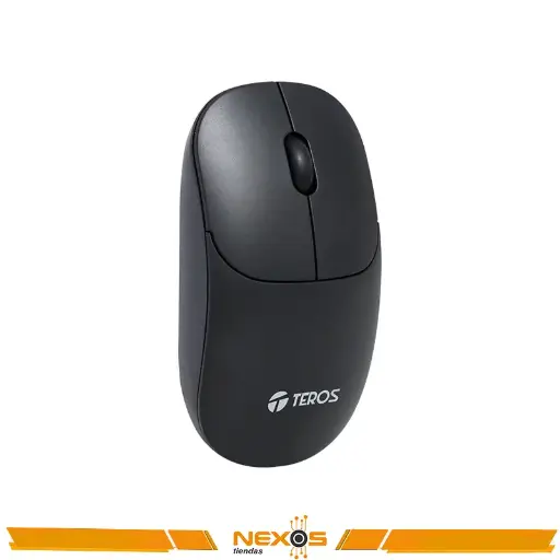 [1111111734] MOUSE TEROS TE-1217S OPTICO INALAMBRICO 1000 DPI RECEPTOR USB, 3 BOTONES 