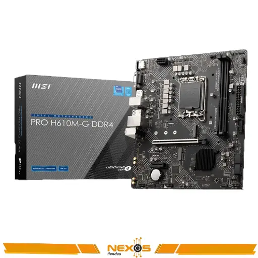 [1111111781] PLACA MADRE MSI PRO H610M-G DDR4, CHIPSET INTEL H610, LGA1700, MICRO ATX 