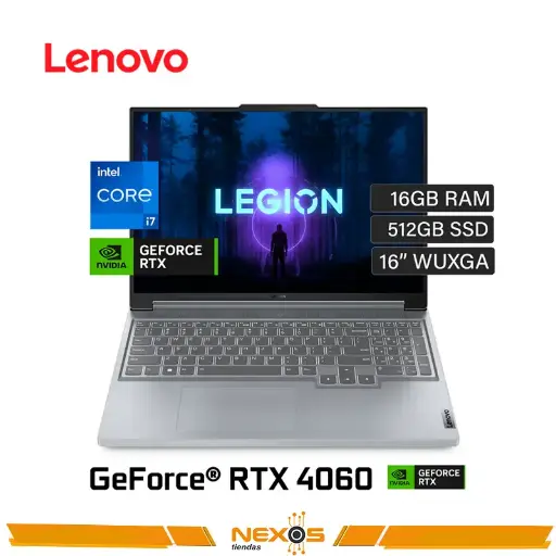 [1111111796] LAPTOP LENOVO LEGION SLIM 5 16IRH8 INTEL CORE I7 13700H RAM 16GB DISCO 512GB SSD VIDEO RTX 4060 8GB 