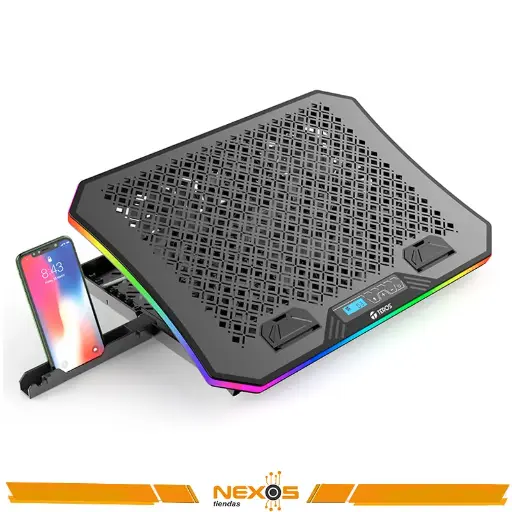 [111111780] COOLER NOTEBOOK TEROS TE-7130N, COMPATIBLE CON PORTATILES DE HASTA 15,6", 3 VENTILADORES DE 11 cm 