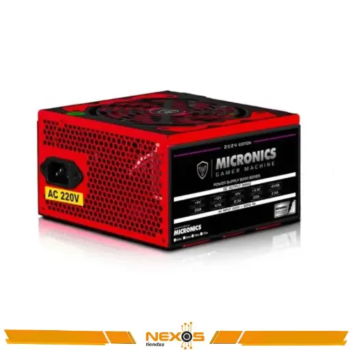 [1111111805] FUENTE DE PODER MICRONICS MIC P6000 600W SERIES
