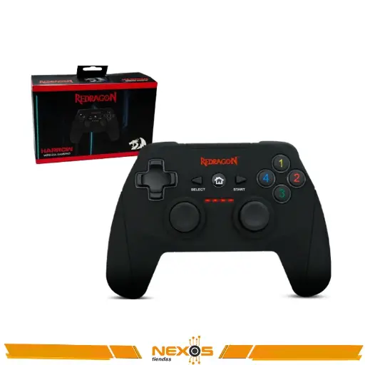 [1111111811] GAMEPAD INALAMBRICO REDRAGON HARROW G808 NEGRO