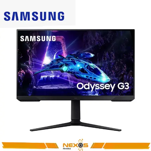[1111111820] MONITOR SAMSUNG LS27DG300ELXPE ,27" FHD ODYSSEY G3 PLANO VA 1920 x 1080, HDMI, DISPLAY PORT, HAS 180HZ