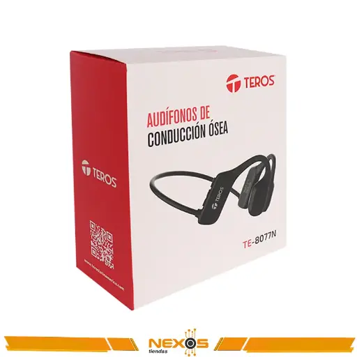 [1111111829] AUDÍFONOS DE CONDUCCIÓN ÓSEA TEROS TE-8077N, BLUETOOTH, NEGRO