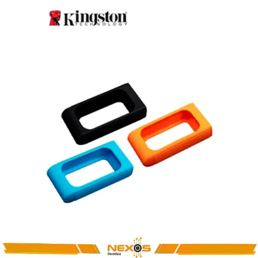 [1111111830] PAQUETE DE 3 FUNDAS DE GOMA XS SSD KINGSTON RUBBER SLEEVE 3-PACK